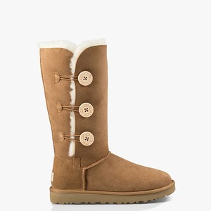 Ugg Bailey Button Triplet II Klassiska Stövlar Dam Bruna (702549CRE)